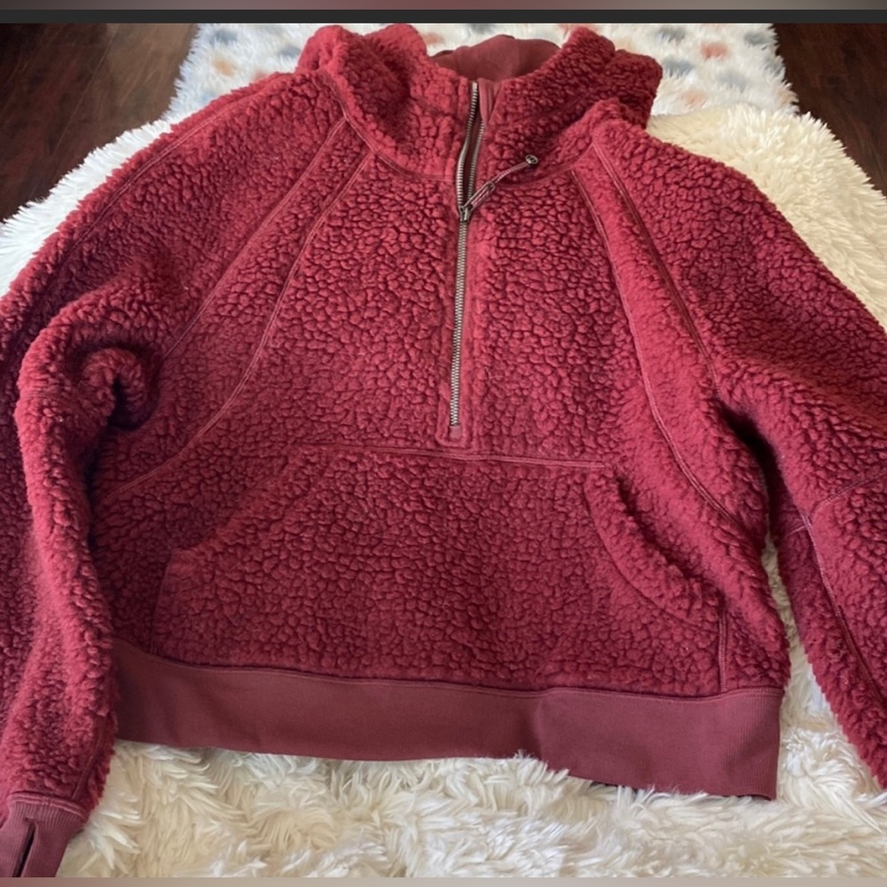 fleece half zip scuba